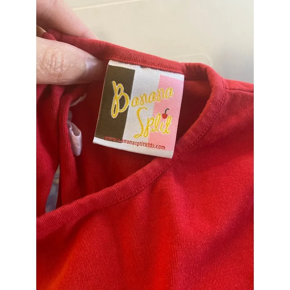Banana Split Christmas Nightgown girls size 8/10‎